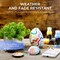 Outdoor Acrylic Paint for Metal, Ohuhu 24 Colors Art Craft Paint Set, 18 Basic Color and 6 Metallic Acrylic Paints (60ml, 2oz.) with 6 Brushes, Waterproof Rich Pigments For Garden Statues, Woods, Rocks, Canvas, Glass, Fabrics, Last 3-4 Years